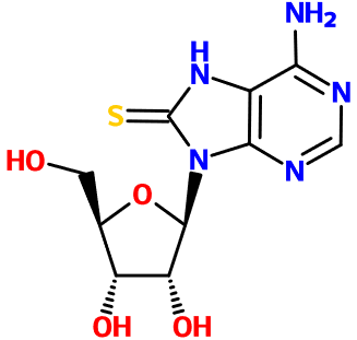 (image for) MC081009 8-Thioadenosine